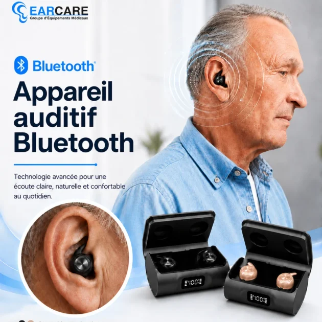 Appareil auditif Bluetooth EARCARE V2